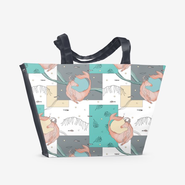 Пляжная сумка «Seahorses2»