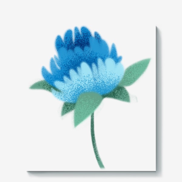 Холст «Цветок голубой»
