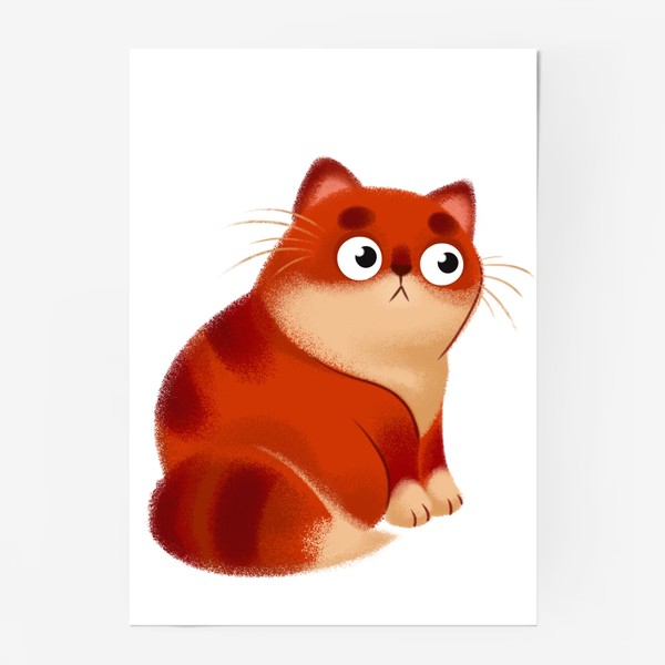 Постер «рыжий котенок»