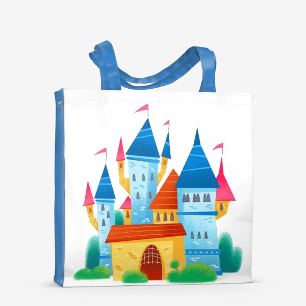 Сумка-шоппер «Сказочный мультяшный замок»