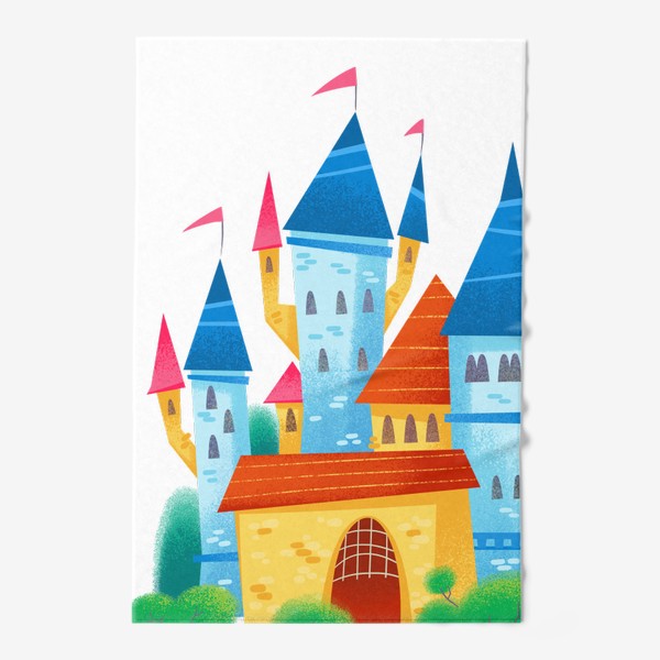 Полотенце «Сказочный мультяшный замок»