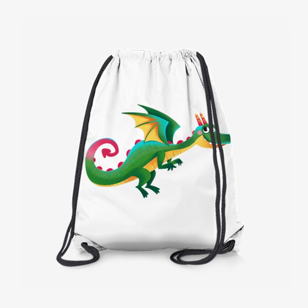 Рюкзак «Зеленый сказочный дракон»