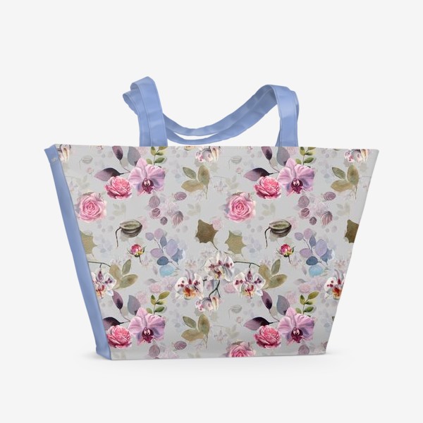 Пляжная сумка «Spring garden. Orchid»