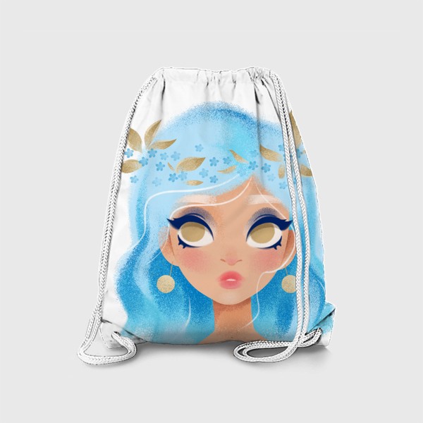 Рюкзак «Мальвина. Девочка с голубыми волосами. Весна»