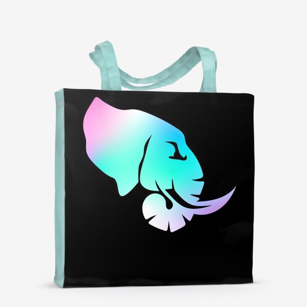 Сумка-шоппер «Голографический слон»