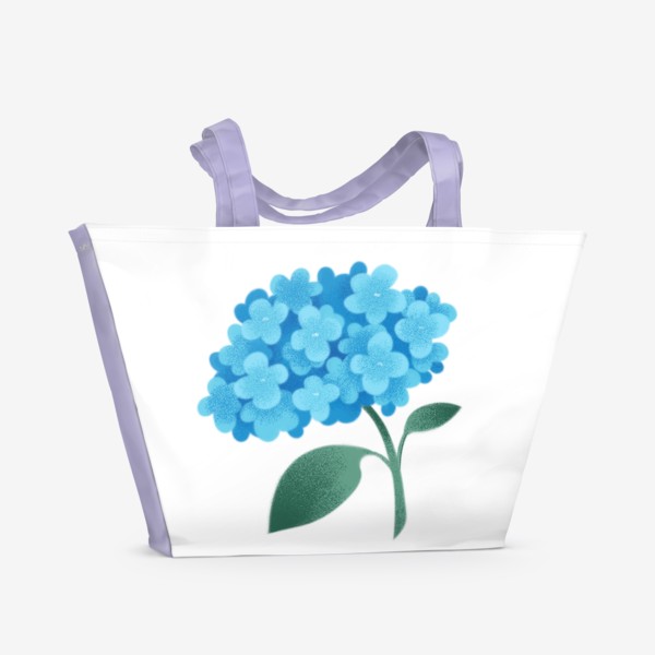 Пляжная сумка «Цветок плюмбаго»