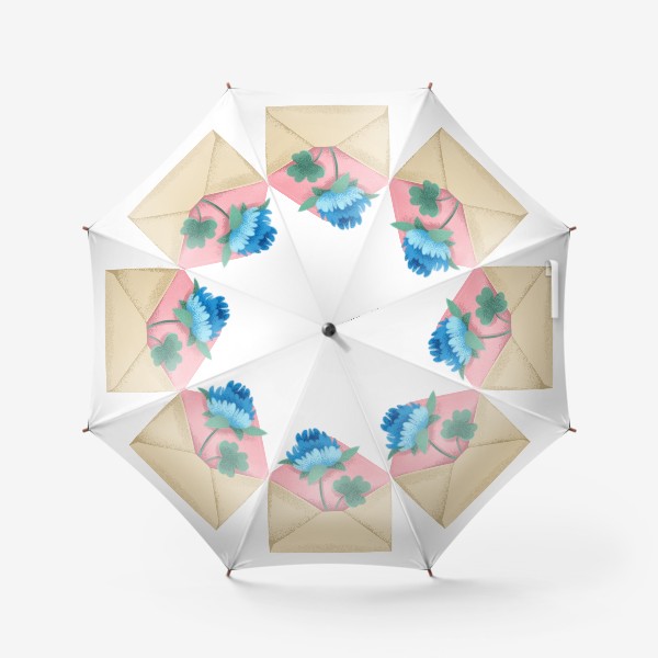 Зонт «Конверт с цветком»