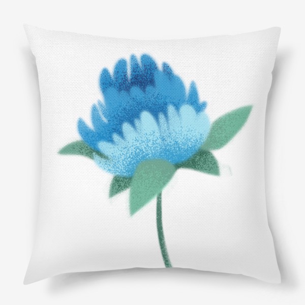 Подушка «Цветок голубой»