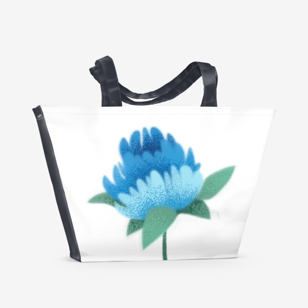 Пляжная сумка «Цветок голубой»