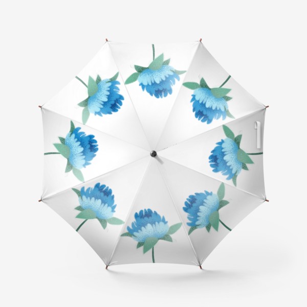 Зонт «Цветок голубой»