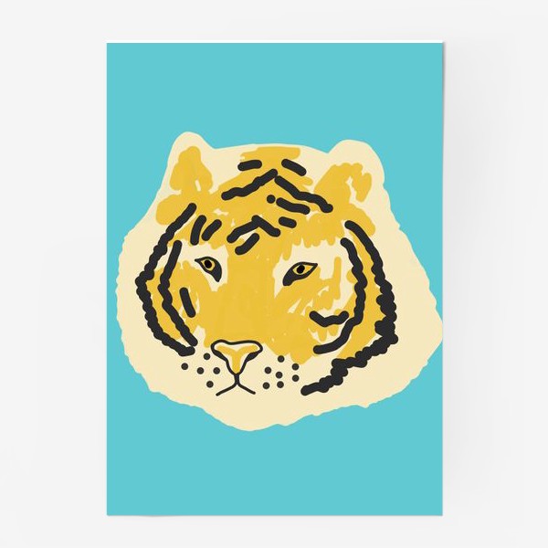 Постер «тигр »