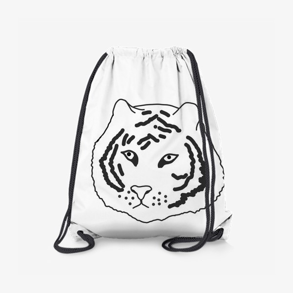 Рюкзак «тигр черно-белый»