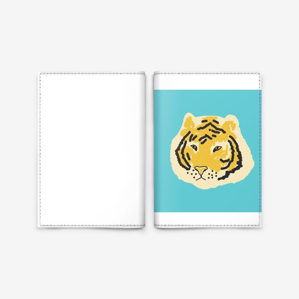 Обложка для паспорта «тигр »