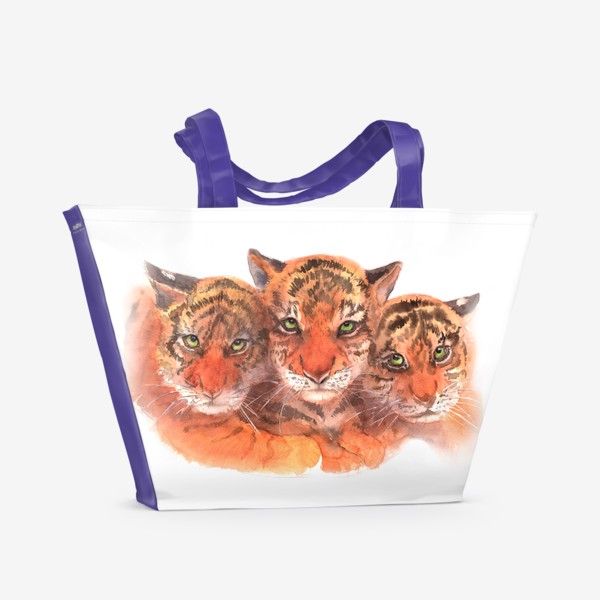 Пляжная сумка «Тигрята»
