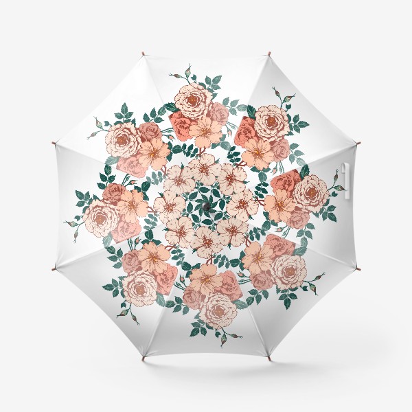 Зонт «Винтажные розы»