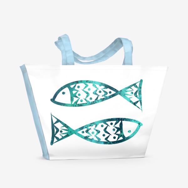 Пляжная сумка «Рыбы »