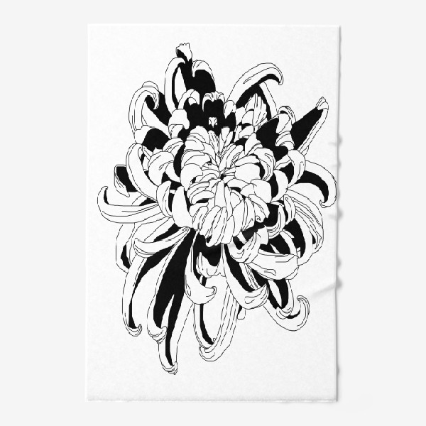 Полотенце «Японская хризантема»