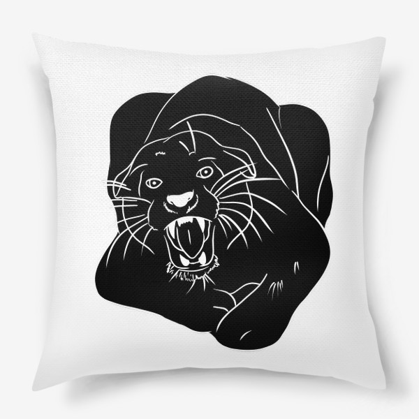 Подушка «Черная пантера»