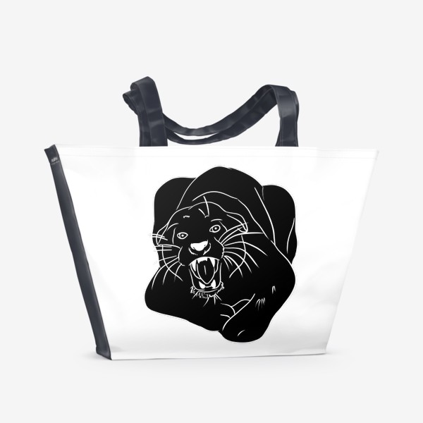 Пляжная сумка «Черная пантера»