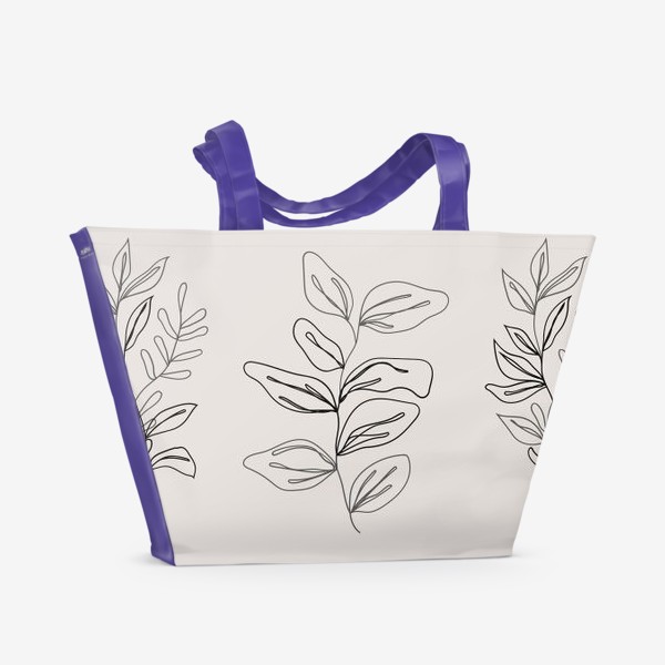 Пляжная сумка «3 растения»