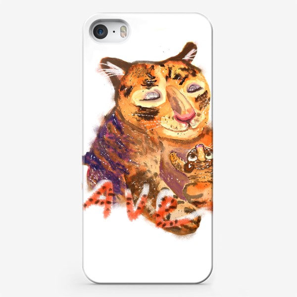Чехол iPhone «Семья тигров»