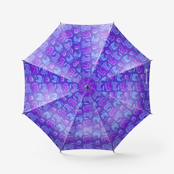 Зонт «Милый паттерн с джойстиками»