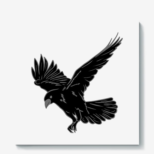 Холст «Черная ворона»