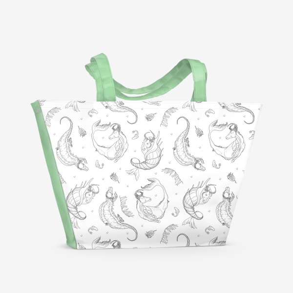 Пляжная сумка «Seahorses1»