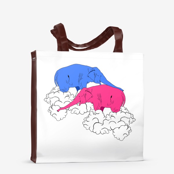 Сумка-шоппер «Слоны»