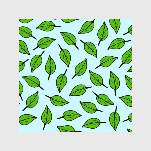 Шторы «Зеленые листья»