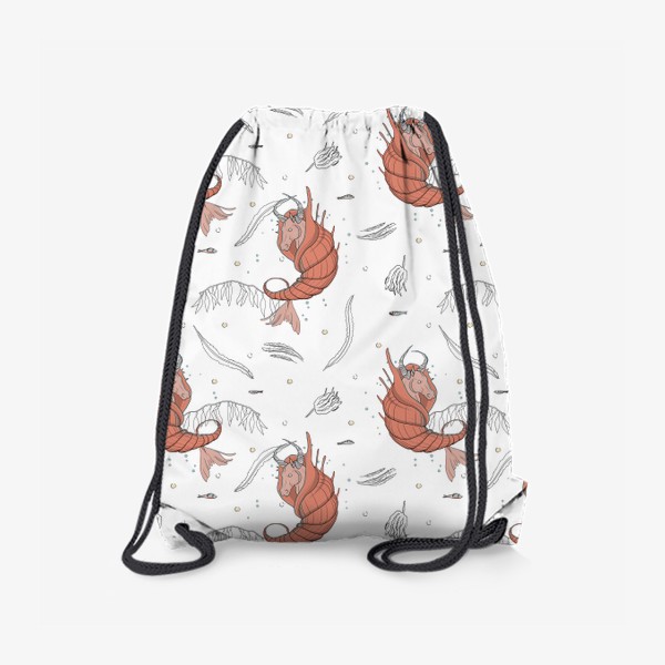 Рюкзак «Color_shrimp_horse»