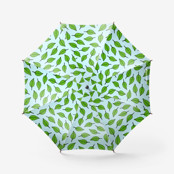 Зонт &laquo;Зеленые листья&raquo;