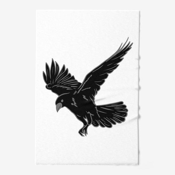 Полотенце «Черная ворона»