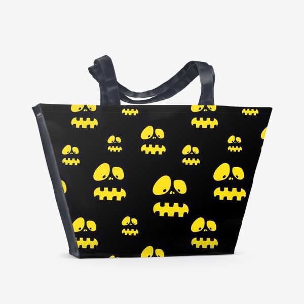 Пляжная сумка «Паттерн к Хэллоуину»