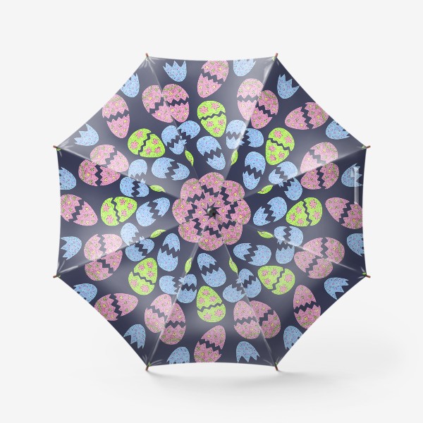Зонт «Узор с пасхальными яйцами»