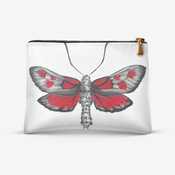 Косметичка «Бабочка с Красными крыльями»