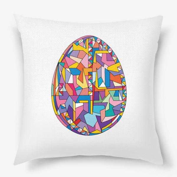 Подушка «Пасха яйцо геометрия»
