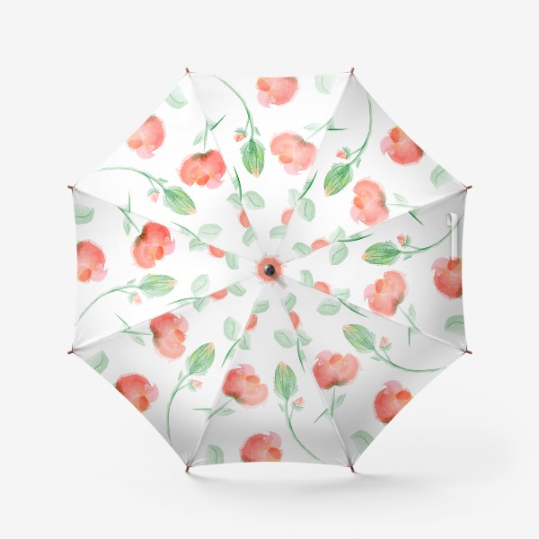 Зонт &laquo;акварельные цветы&raquo;
