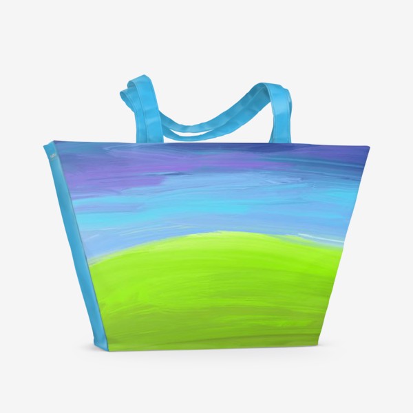 Пляжная сумка «Абстрактный пейзаж»