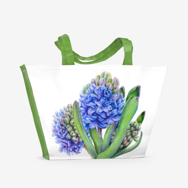 Пляжная сумка «Гиацинт первоцвет»
