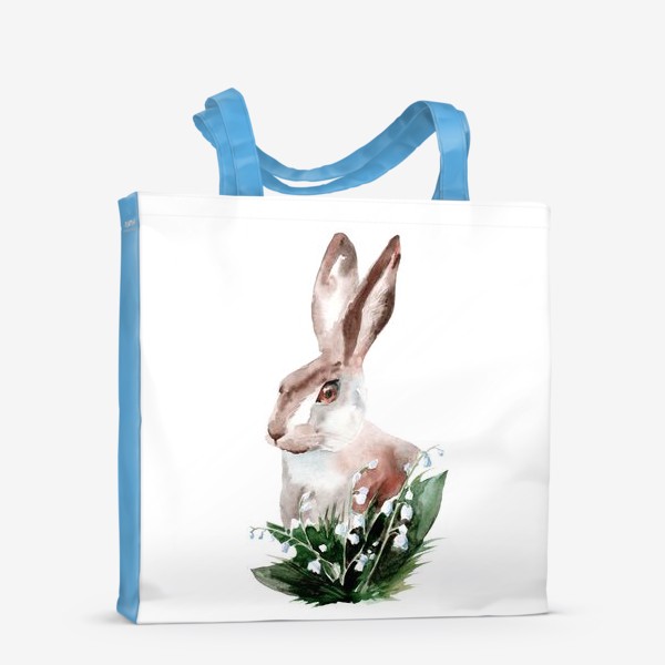 Сумка-шоппер «Кролик и ландыши»