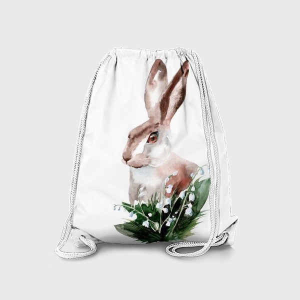 Рюкзак «Кролик и ландыши»
