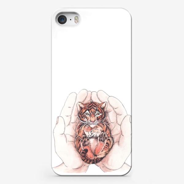 Чехол iPhone «Амурский тигр. Символ 2022 года»