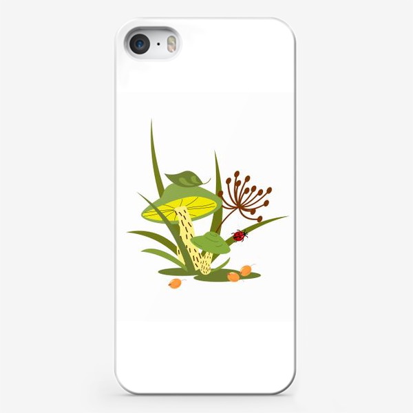 Чехол iPhone «Лесные грибы»