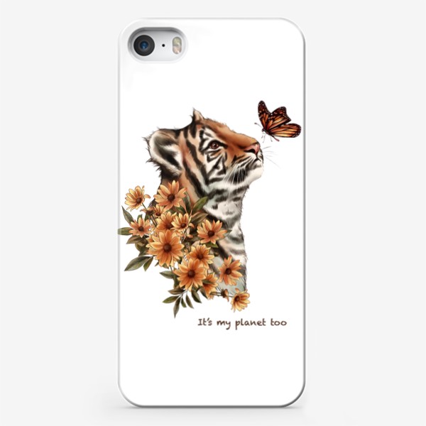 Чехол iPhone «Спаси амурского тигра»