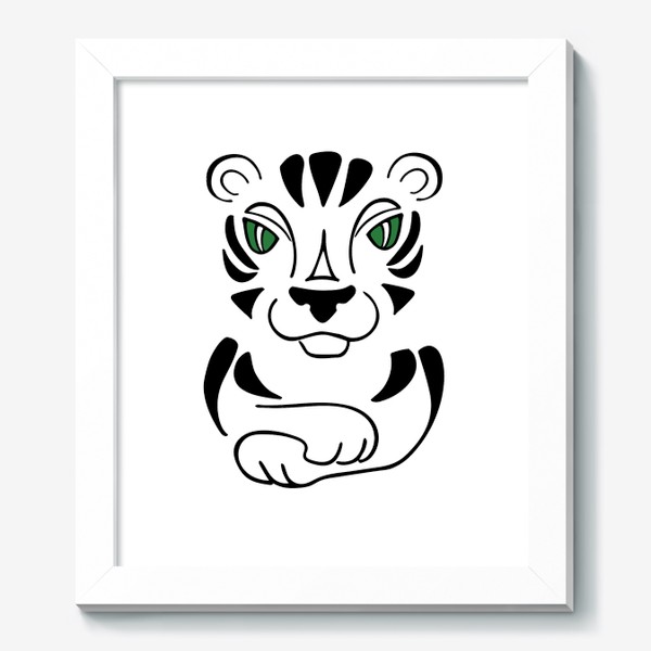 Картина «Тигр в деталях»