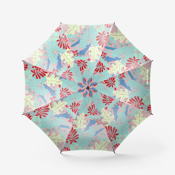 Зонт «тропические листья»