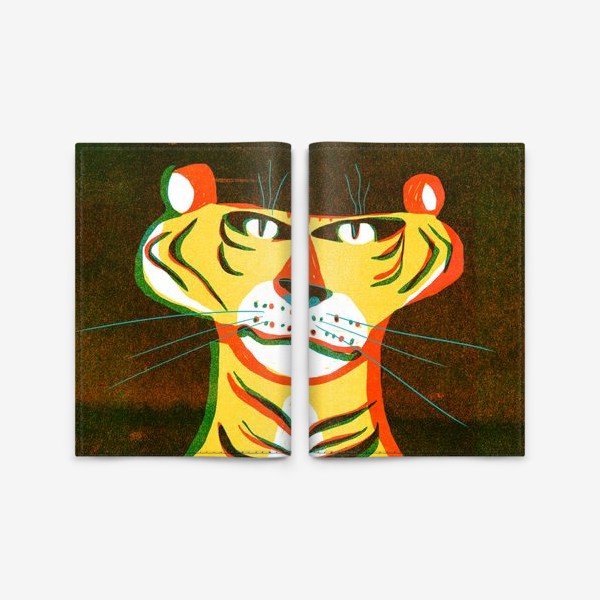 Обложка для паспорта «Тигр-Тигр»