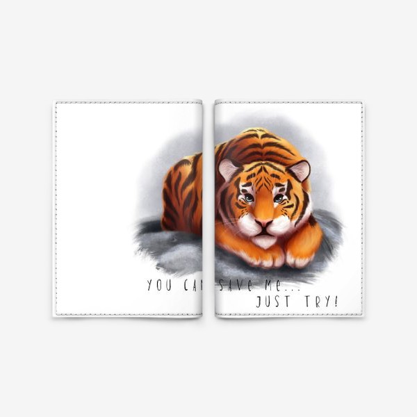 Обложка для паспорта «Амурский тигр»
