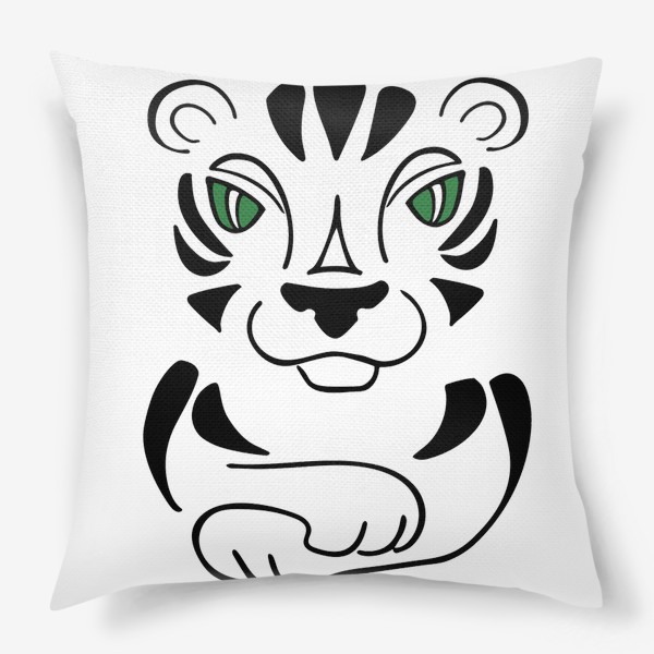 Подушка «Тигр в деталях»